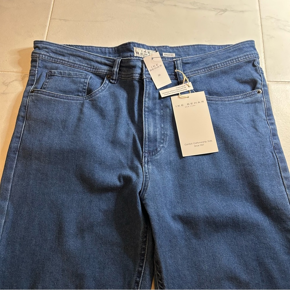 Ike Behar blue Denim jeans   New!